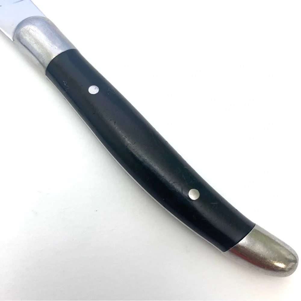 Walco Parisian Steak Knife w/Black Delrin Handle & 4-1/2